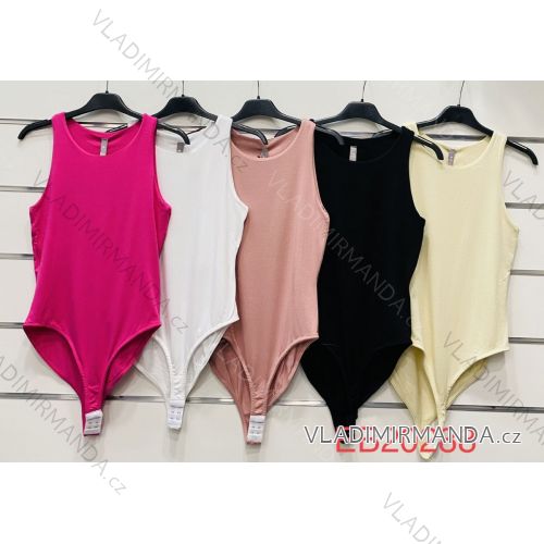 Body letné na ramienka dámske (S / M ONE SIZE) TALIANSKÁ MÓDA IMWK21EB20288