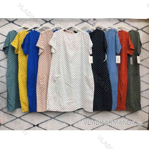 Kleid mit 3/4 Ärmeltasche für Damen (uni sl) ITALIAN Fashion IM3181746