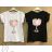 T-Shirt Kurzarm Frauen (Uni s / m) ITALIAN FASHION IM420320 pink S / M / L eine Größe
