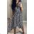 Summer dress with straps for women (UNI S / L) ITALIAN FASHION IMK20107