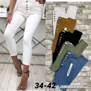 Rifle jeans dlouhé vysoký pas dámské (XS-XL) JEANS JAW213976