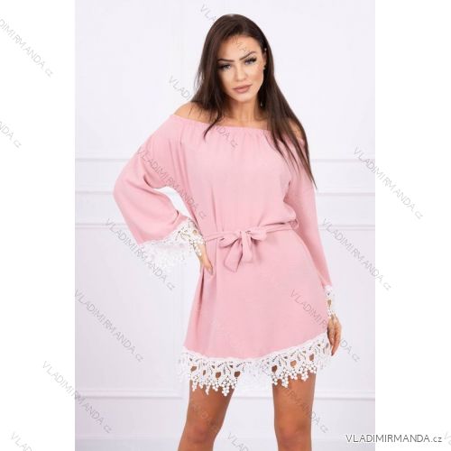 Ärmelloses Sommerkleid für Damen (UNI SL) ITALIAN FASHION KSI-9034/D