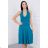 Sleeveless Short Dress (uni s / m) ITALIAN FASHION KSI-60941/D kerosene XL
