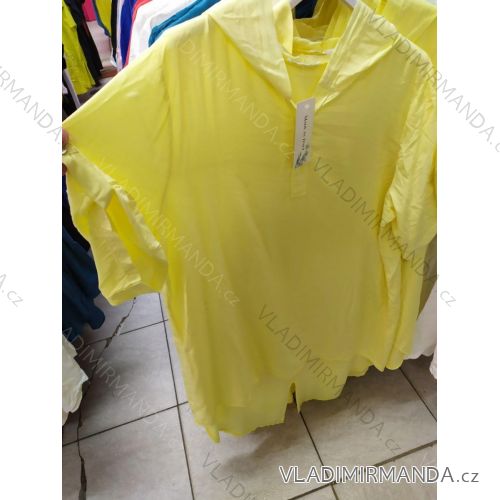 Tričko tunika dámska nadrozměr  (uni xl / 2xl) TALIANSKÁ MÓDA IM721119