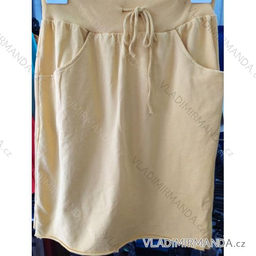 Sukně letní krátká dámská nadrozměr (XL-XXL one size) ITALSKá MóDA IM721128