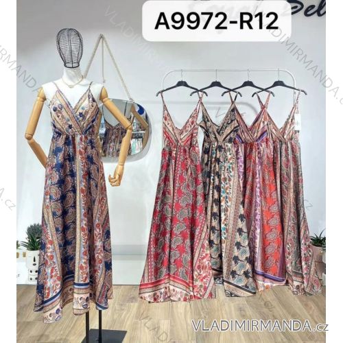 Women's Lace Summer Strapless Dress (UNI S-M) ITALIAN FASHION IMM20304