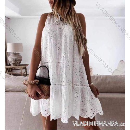 Kleid mit 3/4 Ärmeltasche für Damen (uni sl) ITALIAN Fashion IM3181746
