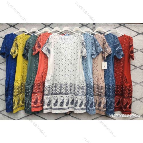Dress with 3/4-sleeve ladies pocket (uni sl) ITALIAN Fashion IM3181746