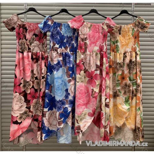 Summer short sleeve summer dress (S / M ONE SIZE) ITALIAN FASHION IMWY21019