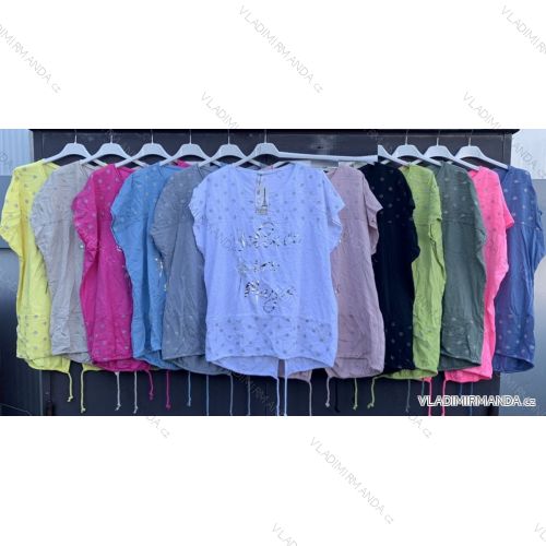 Kleid mit 3/4 Ärmeltasche für Damen (uni sl) ITALIAN Fashion IM3181746