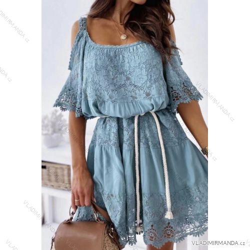 Dress with 3/4-sleeve ladies pocket (uni sl) ITALIAN Fashion IM3181746