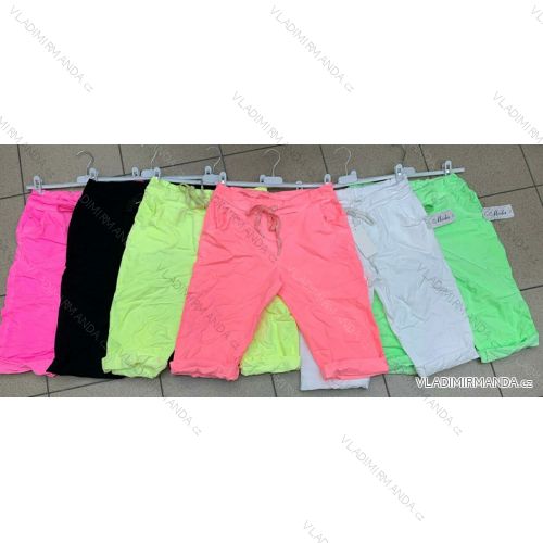 Kraťasy šortky strečové neon dámske (S / M ONE SIZE) TALIANSKÁ MÓDA IMWA214464