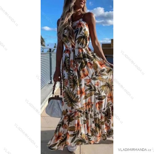 Dress with 3/4-sleeve ladies pocket (uni sl) ITALIAN Fashion IMWD20527