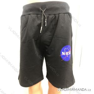 Kraťasy šortky letní NASA dorost chlapecké a pánské (M-XXL) SETINO NS-1221BLACK