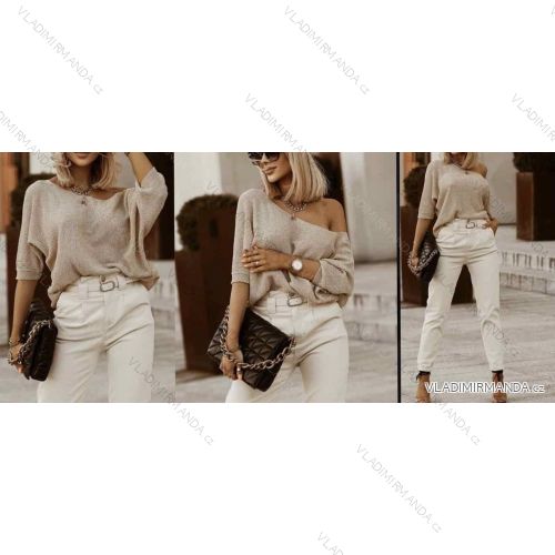 Damen Langarm Pullover (S / M / L Einheitsgröße) ITALIAN FASHION IMWA214327