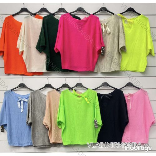 Women's Long Sleeve Sweater (S / M / L one size) ITALIAN FASHION IMWA214327