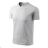 V-neck T-shirt unisex white With ADR-1020013

