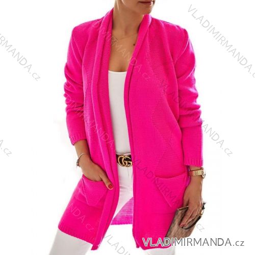 Cardigan pletený dámsky (S / M ONE SIZE) POĽSKÁ MÓDA IMWT21153
