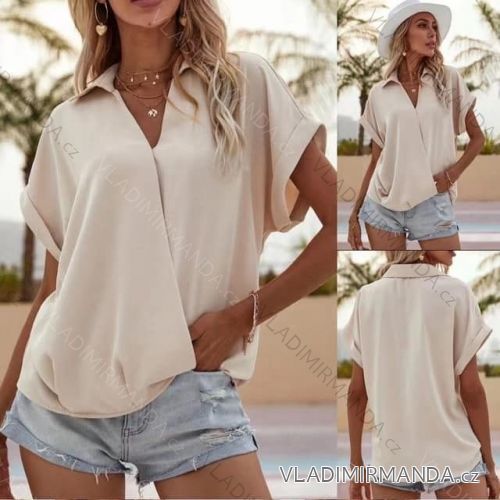 Kurzarm-T-Shirt für Damen (UNI S-M) ITALIAN FASHION IMM20305