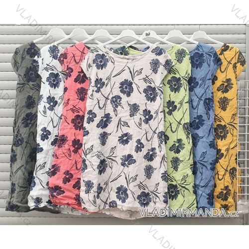 Kleid mit 3/4 Ärmeltasche für Damen (uni sl) ITALIAN Fashion IM3181746