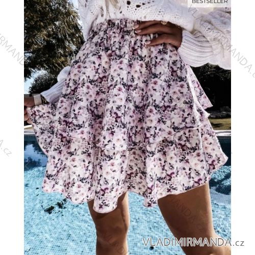 Sukňa letná sifónové dámska (S / M ONE SIZE) TALIANSKÁ MÓDA IMWG215330