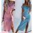 Women's Elegant Long Sleeve Dress (S / M / L ONE SIZE) ITALIAN FASHION IMWA21002