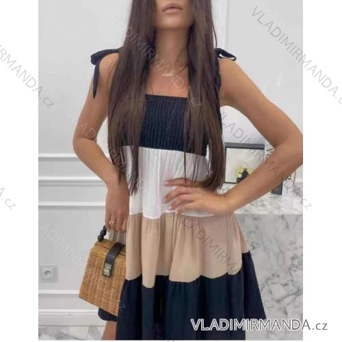 Dress with 3/4-sleeve ladies pocket (uni sl) ITALIAN Fashion IM3181746