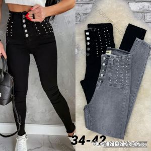 Rifle jeans dlouhé dámské (34-42) M.SARA MSR215213