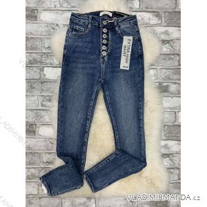 Rifle jeans dlouhé dámské (34-42) M.SARA MSR215216