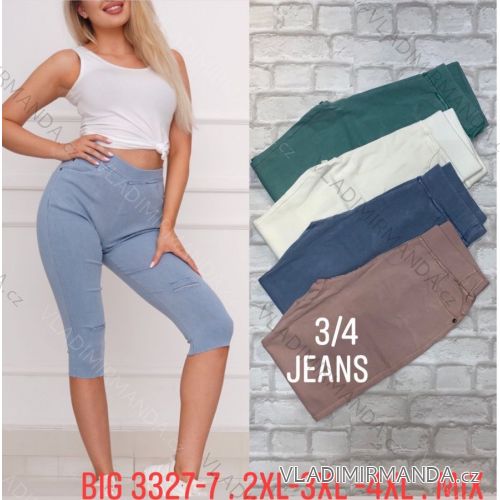 Kalhoty krátké dámské (2XL-4XL) TURECKÁ MÓDA TMWL213327-7