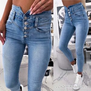 Rifle jeans dlouhé dámské (34-42) M.SARA MSR215223