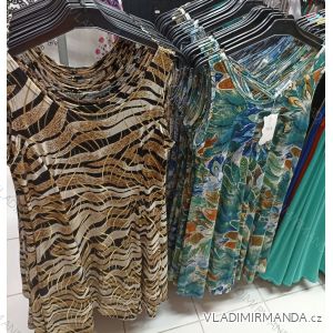 Šaty dlouhé na ramínka dámské (S/M ONE SIZE) FRANCOUZSKÁ MÓDA FMB21001