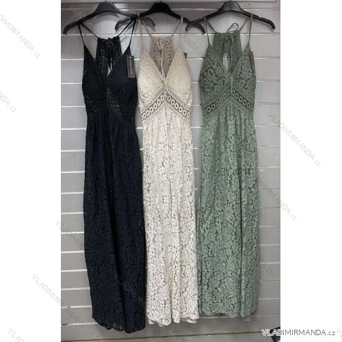 Kleid mit 3/4 Ärmeltasche für Damen (uni sl) ITALIAN Fashion IMWD20527