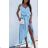 Summer short sleeve summer dress (S / M ONE SIZE) ITALIAN FASHION IMWY21019 S / M St. Green