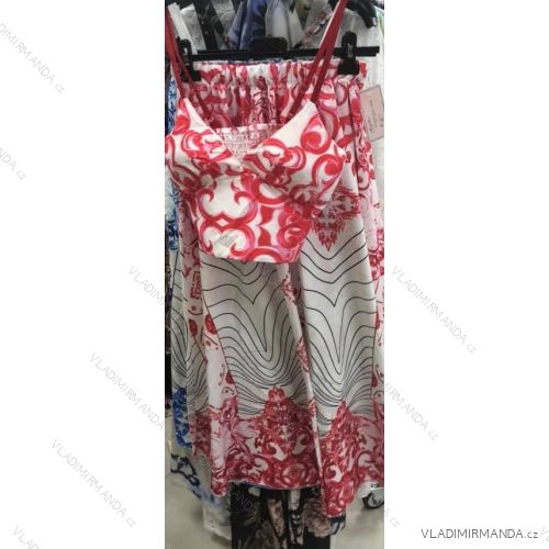Souprava letní top mini a sukně dlouhá dámská (S/M ONE SIZE) ITALSKÁ MÓDA IMM211078