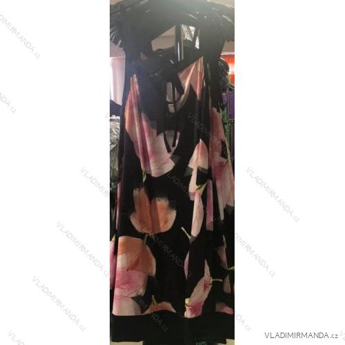 Šaty krátké letní na ramínka dámské (S/M ONE SIZE) ITALSKÁ MÓDA IMM211081