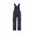 Bib & Brace Twill Cordura work trousers with laclem unisex black 44 ADR-T67T144