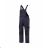 Bib & Brace Twill Cordura work trousers with laclem unisex black 44 ADR-T67T144
