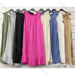 Buttoned Dress with Buttoned Ladies (uni s-m) ITALIAN FASHION IM2203948