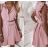 Women's tunic extended 3/4 sleeves women (uni s-m) ITALIAN FASHION IM920045