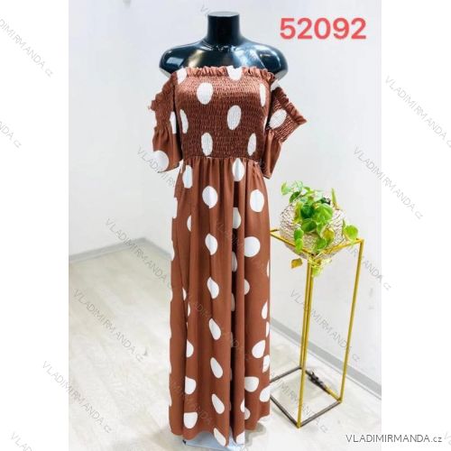 Carmen lange Flip-Flops Damenkleid (S / M ONE SIZE) ITALIAN FASHION IMM21CHIARA