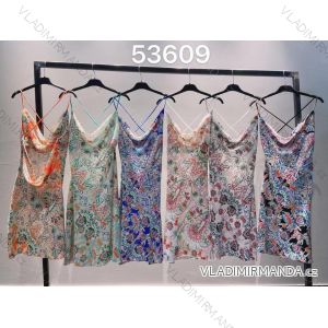 Tílko letní elegantní na řetízky dámské (UNI S/L) ITALSKÁ MÓDA IMK20033