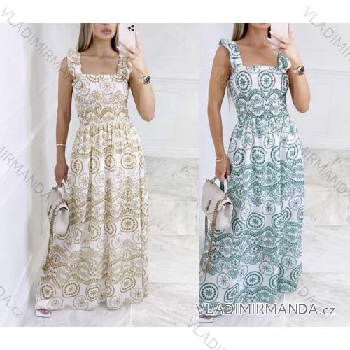 Kleid mit 3/4 Ärmeltasche für Damen (uni sl) ITALIAN Fashion IM3181746