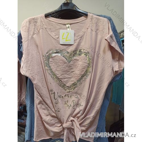 Women's short-sleeved summer dress (UNI S-M) ITALIAN FASHION IMN20067