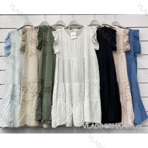 Dress with 3/4-sleeve ladies pocket (uni sl) ITALIAN Fashion IMWD20527