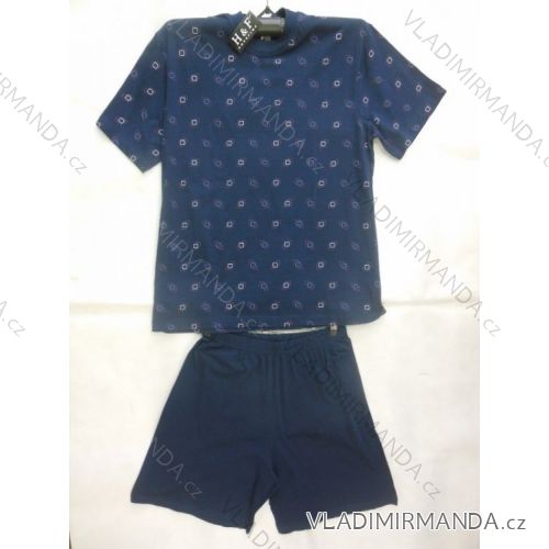 Pyžamo krátká nohavice pánské nadrozměrné (l-4xl) HAF W-022B