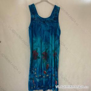 Šaty letní na ramínka dámské (L-2XL) INDICKÁ MÓDA PMD2104012