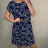 Šaty krátký rukáv dámské nadrozměrné (one size L/3XL) Polská moda PMF21BIBIANA