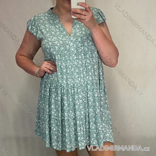 dress short sleeve womens (uni L-2XL) ITALIAN MODA IMS20004