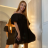 Dress with 3/4-sleeve ladies pocket (uni sl) ITALIAN Fashion IMWD20527